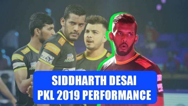 Siddharth Desai Pro Kabaddi League 2019 Performance (Raid Points Against Each Team)