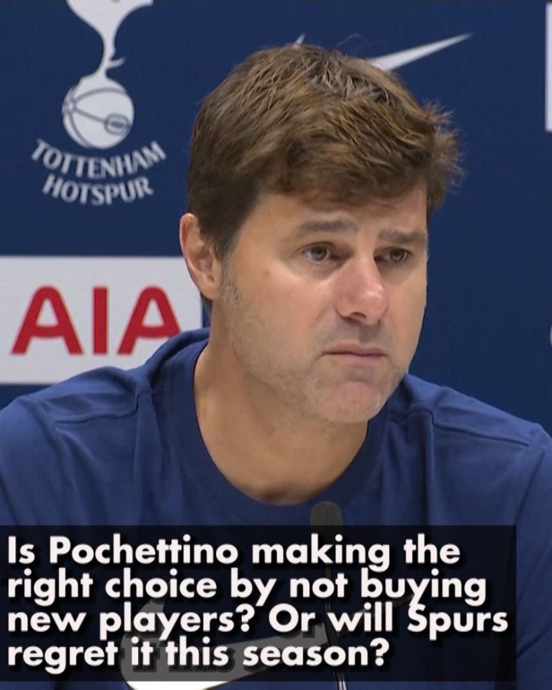 Pochettino 'believes' in squad and says 'no' to buying new players