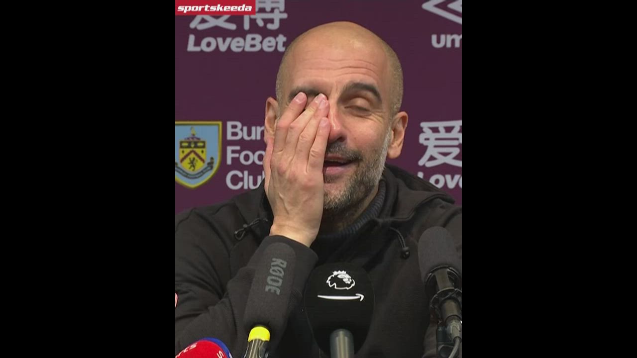 Guardiola forgets he's the Man City boss for a moment
