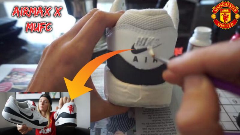 Custom Made Manchester United AIR MAX Sneakers!