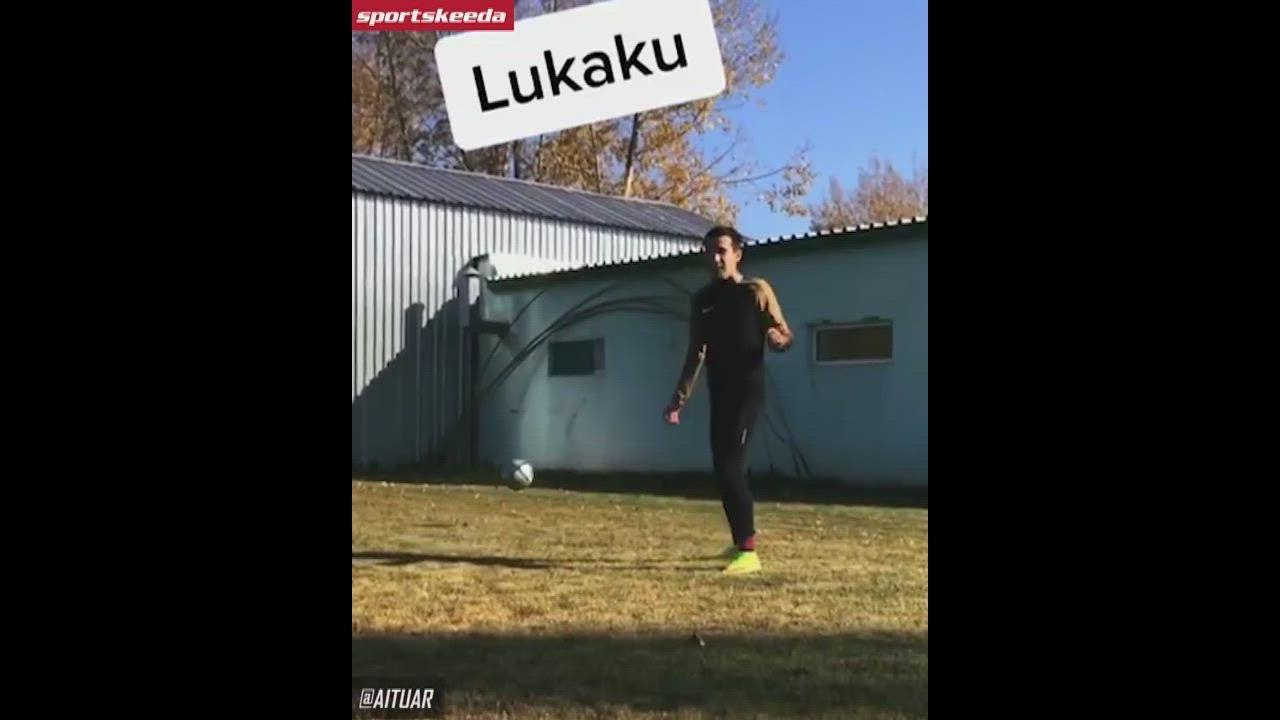 Neymar's first touch versus Lukaku's. Hilarious!