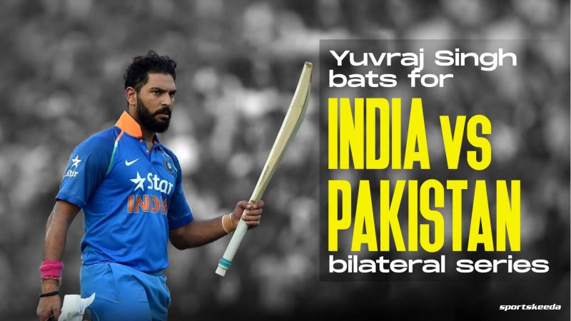 Yuvraj Singh Bats for India - Pakistan bilateral series