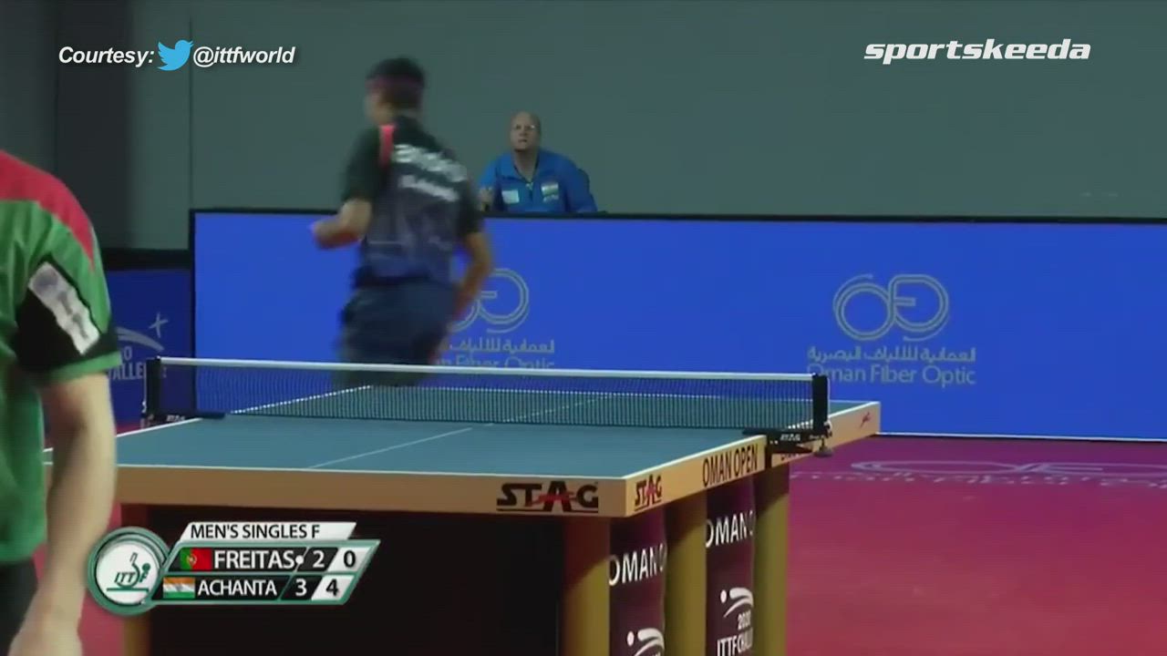 Sharath Kamal Ends Decade long drought for title, wins Oman Open