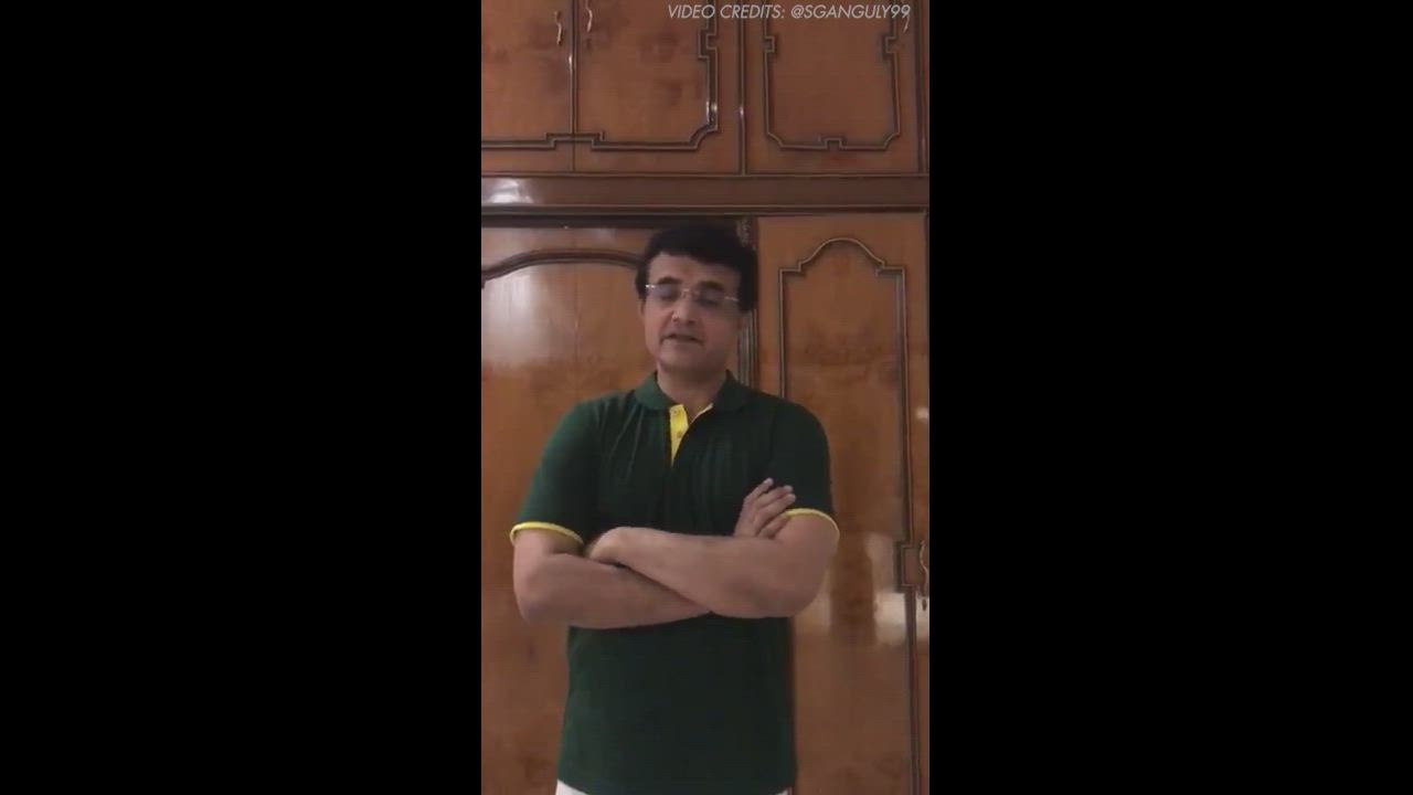 A word of advice to all fans from Saurav Ganguly
