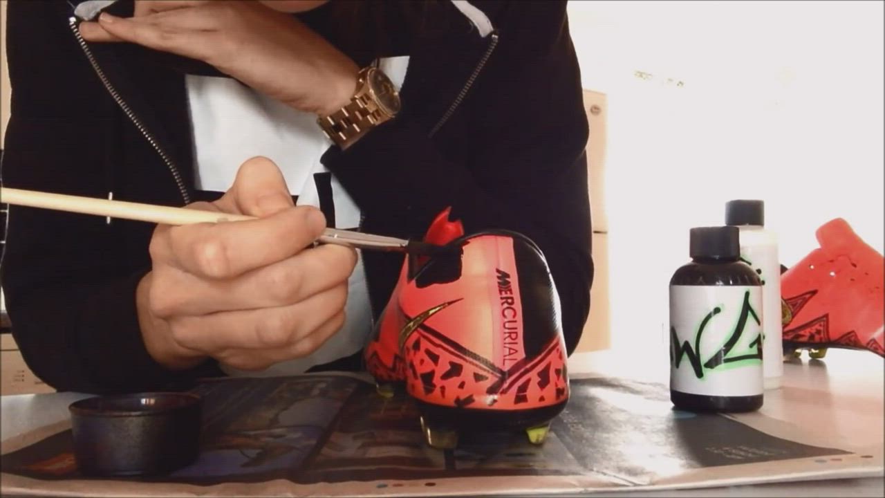Half Black-Out Nike Mercurial Football Boots