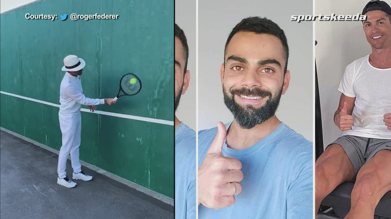 Federer Nominates Kohli For ‘Training From Home’ Challenge