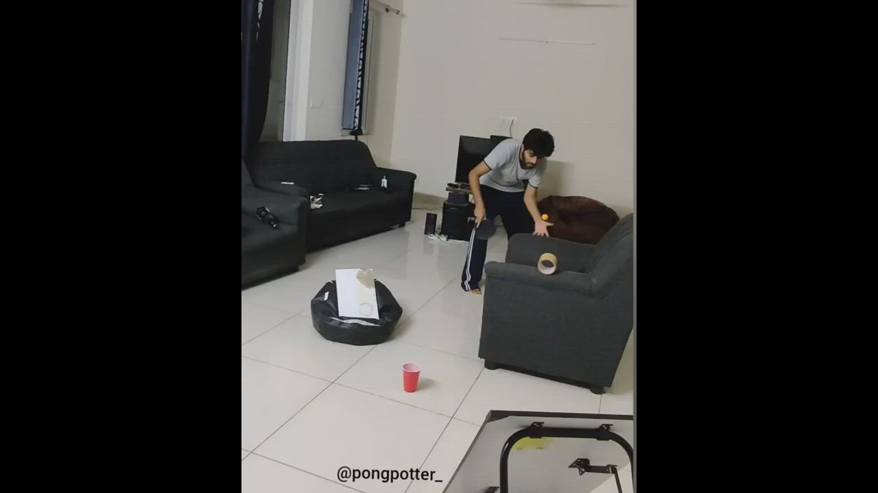 Two Trick shots in one shot 😎😎