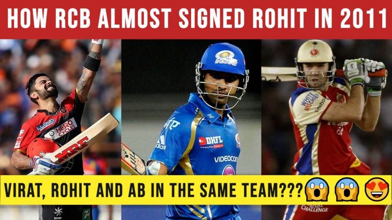 Imagine Kohli and Rohit is one IPL team. Yeah!! This Almost Happened