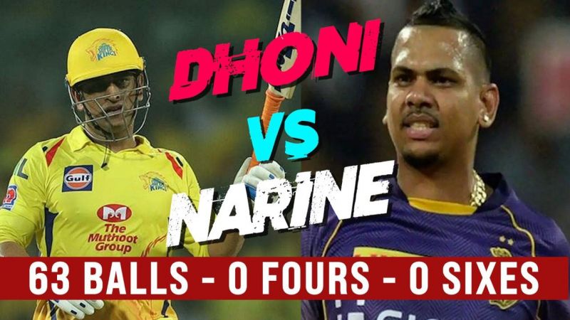 IPL2020: The Only Bowler who could stop MS Dhoni | Narine v Dhoni