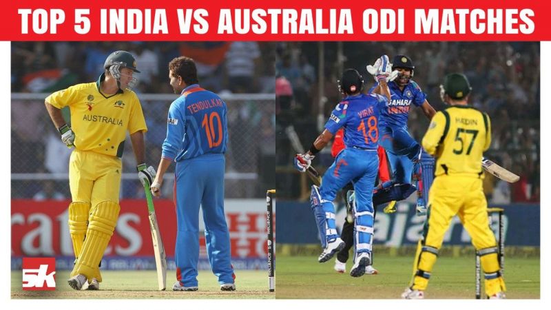 Top 5 Best ODI Matches From India v Australia' Rivalry | Rohit's 209