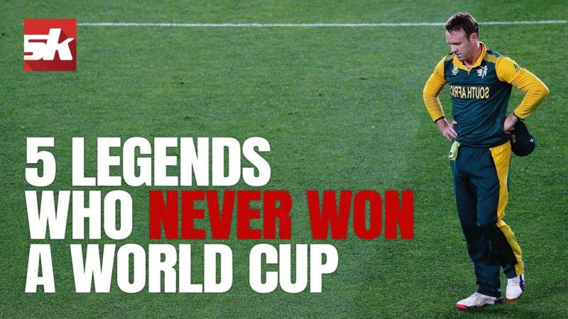 5 Cricket Legends who never Won a 'World Cup' | AB De Villiers, Ganguly