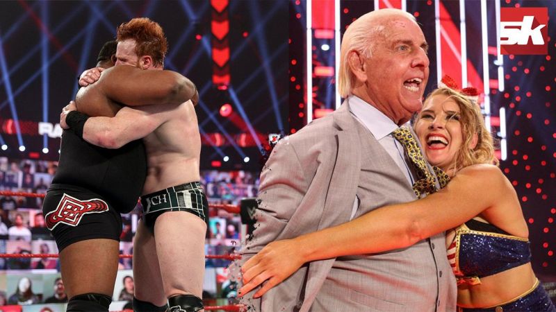 Ric Flair and Lacey Evans' partnership; Triple H brawls with Randy Orton | WWE RAW Highlights