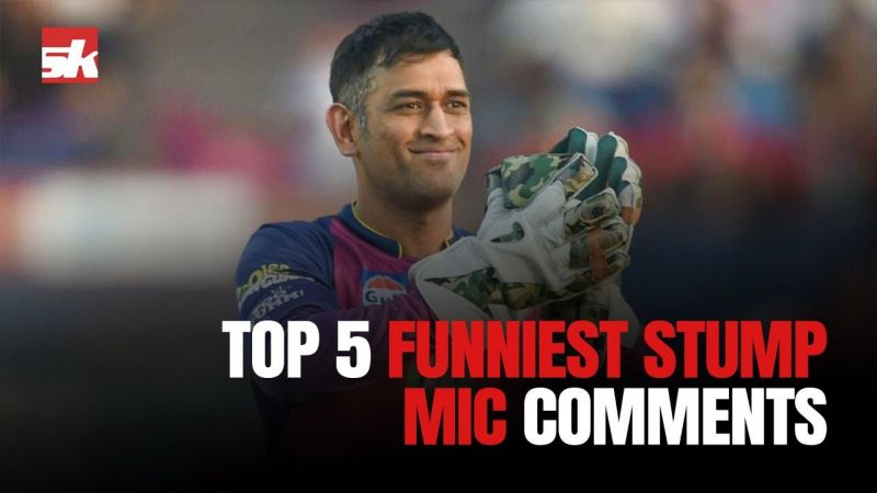 5 Most Funniest & Hilarious Stump Mic comments of all time | MS Dhoni