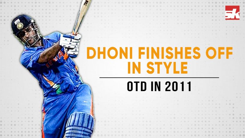 #OTD In 2011: India Finish Off In Style To Lift The World Cup | MS Dhoni