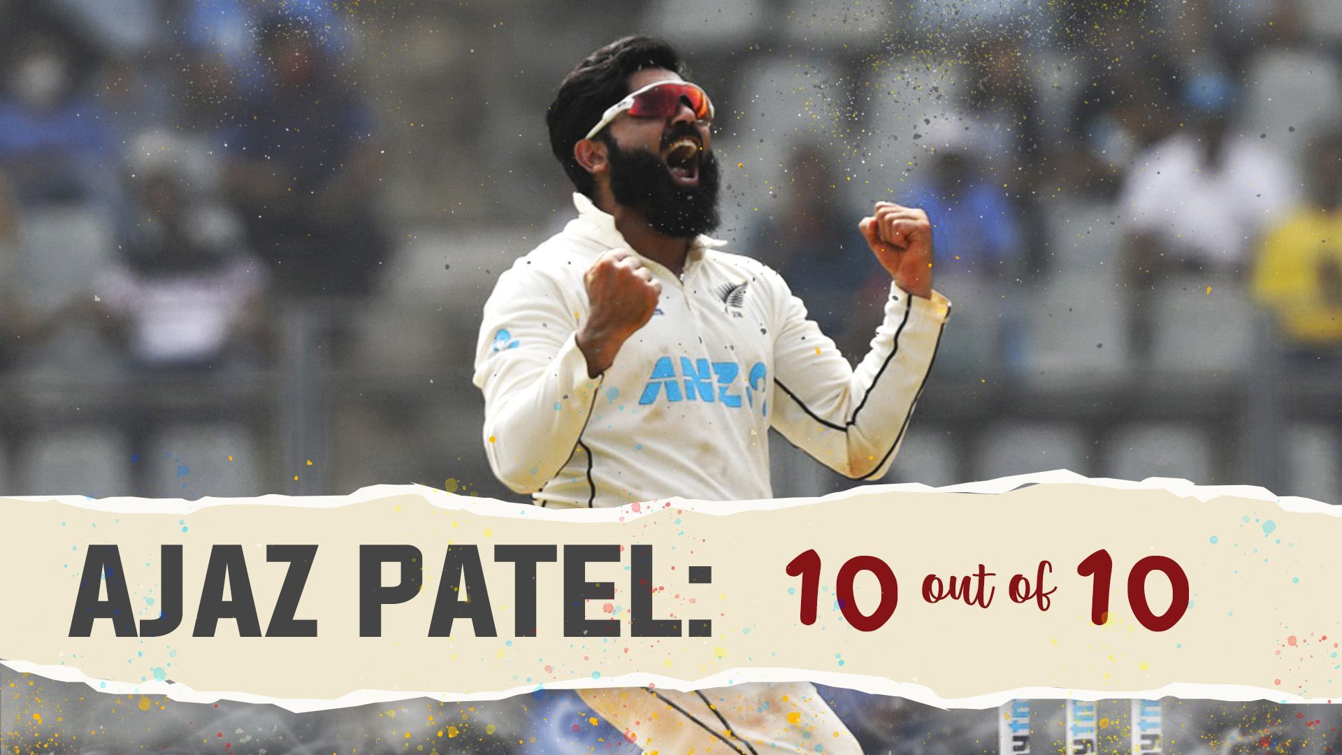 Ajaz Patel Joins the Elite 'Perfect-10 Club'